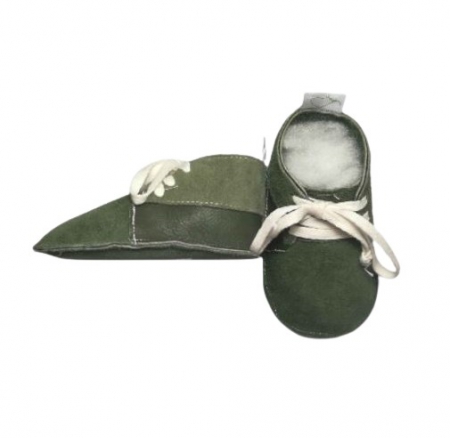 SHOE BABY DAVID OLIVE GREEN 1-3