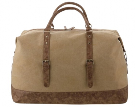 BAG CANVAS TRAVEL SAND