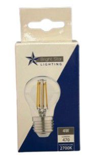 BULB GOLF 4W E27 FILLAMENT W/WHITE