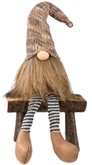 GNOME BROWN DANGLY LEGS 24CM