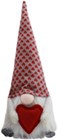 GNOME HEART & GREY HAT 25CM