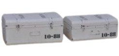 TRUNK WHITE S 59X35X25