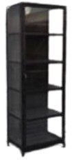CABINET IRON BLACK ALMIRAH 62X44X200