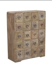 CABINET 20  DRAWERS 80X33X105