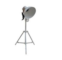 LIGHT STANDING TRIPOD WHITE 30X30X145