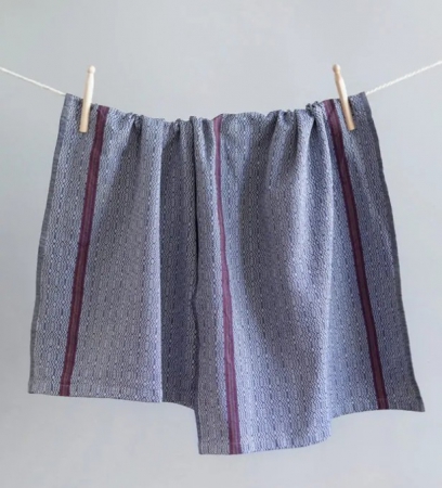 CLOTH KITCHEN BOMA WHITE INDIGO
