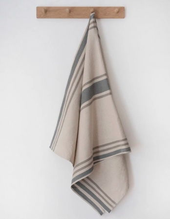 CLOTH HAND COTTON/LINEN BASALT