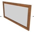 MIRROR TEAK 80x70