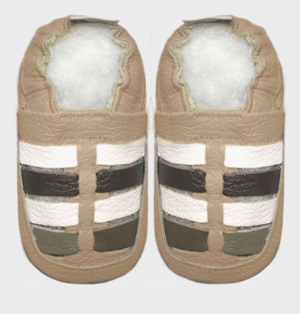 SHOE BABY SANDAL NATURAL STONE SIZE 0-4