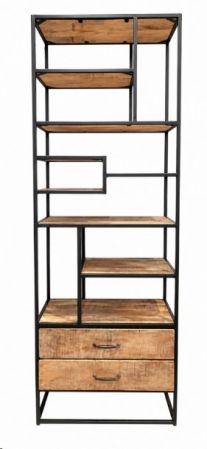 IRON BOOKSHELF BLACK
