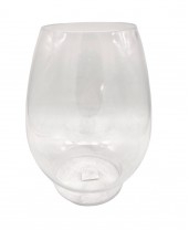 VASE BUBBLE FOOTED 22X13.5X29.5