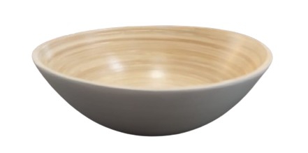 BOWL BAMBOO VENUS WHITE M DIA25XH8