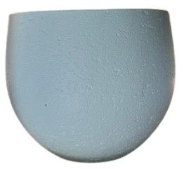 PLANTER CEMENT M 25X25X21 ROUND SIDE