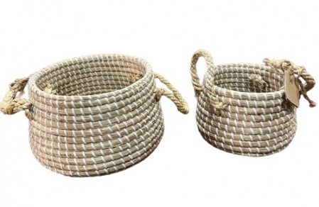 BASKET DEVONG SEAGRASS 18X18X12