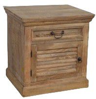 TABLE BEDSIDE MANGO WOOD 60X50X63