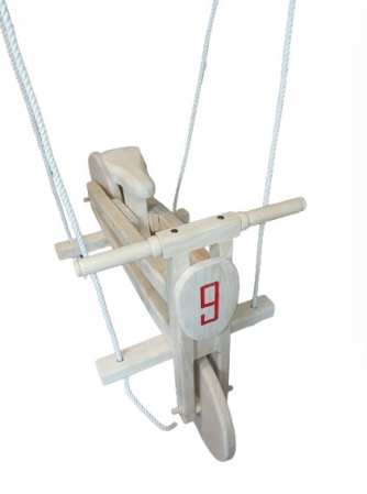 SWING WOODEN  BICYCLE 107X15X65