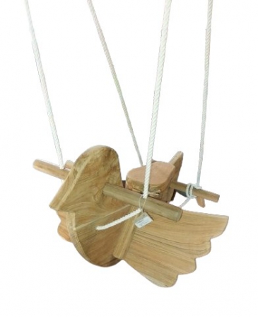 SWING WOODEN BIRD 82.5X17X48