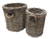 BASKET BENSON 43X43X50 GREY