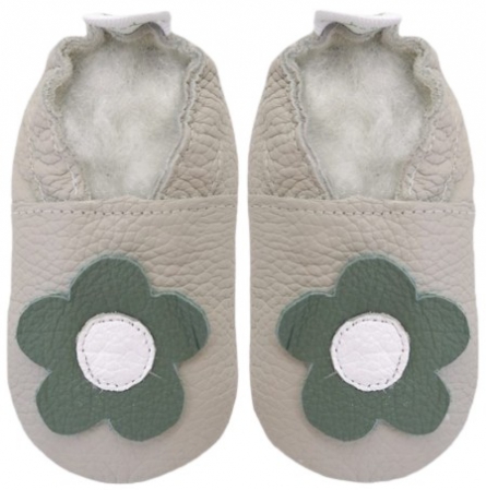 SHOE BABY DAISY SAND & SAGE GREEN 1-4