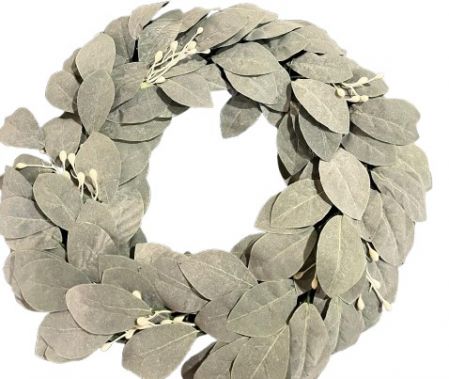 WREATH WILLOW LEAF LED