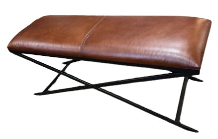 BENCH LEATHER 120X43X50