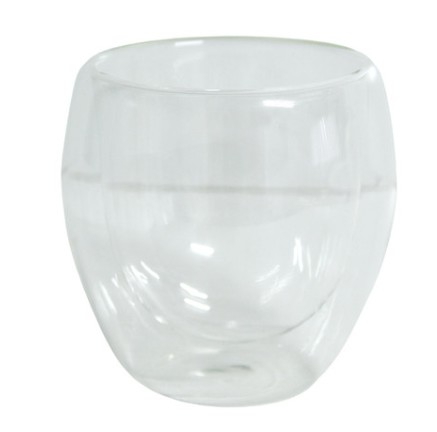 GLASS DOUBLE WALL MUG 250ML