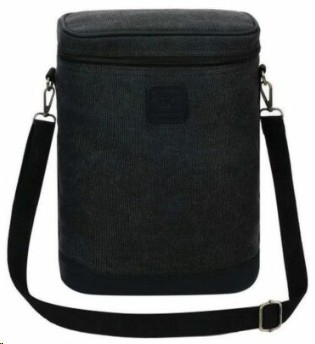 BAG CANVAS WINE COOLER BLACK