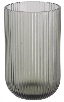 GLASS DIVA DRINKING GREY 410ML