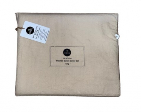 BED SET WC KING WHEAT