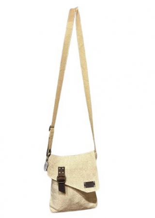 BAG SLING SMALL LINEN BROWN