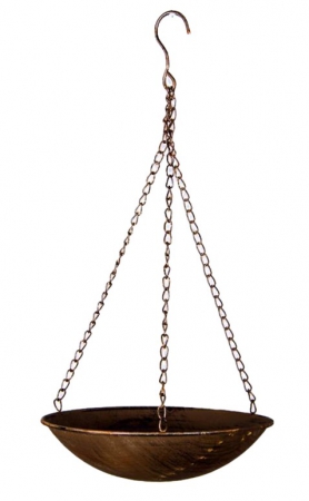 BIRD FEEDER HANGING RUST LARGE