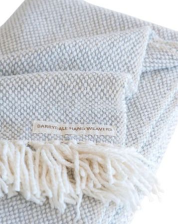 BLANKET THICK WEAVE GREY 1.4X2M