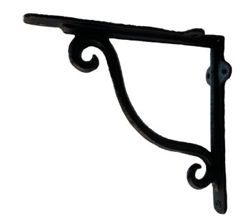BRACKET PLAIN CURL BLACK