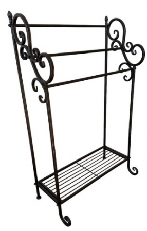 RACK STANDING TOWEL BLACK