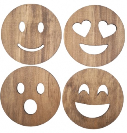 COASTER EMOJI (SET OF 4)