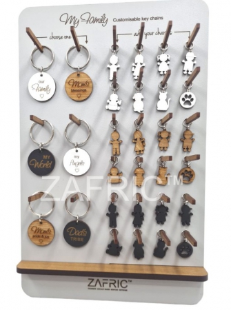 KEY RINGS MY FAMILY ASSORTED