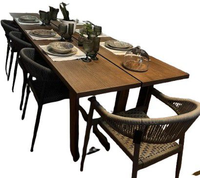 TABLE FR LEG ASH 2740mm x 950mm