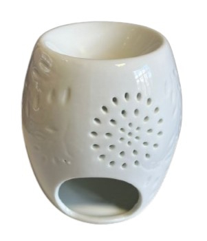 BURNER OIL CERAMIC WHITE DOTS