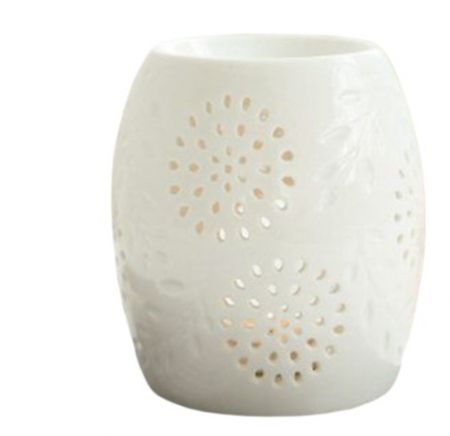 BURNER OIL CERAMIC WHITE DOTS