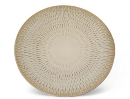 DINNER PLATE CERAMIC WHITE 27CM