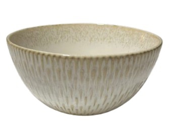 BOWL CERAMIC WHITE 15CM