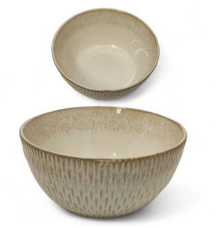 BOWL CERAMIC WHITE 15CM