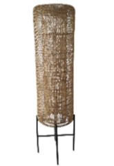 LAMP FLOOR BONDI RATTAN LARGE 42X42X163