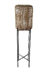 LAMP FLOOR BOMNDI RATTAN SMALL 42X42X153