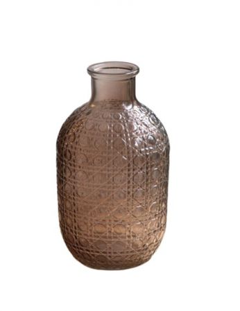 VASE JOLLY BROWN 6.5x5x20
