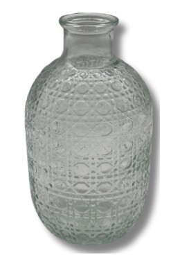 VASE JOLLY CLEAR 6.5x5x20