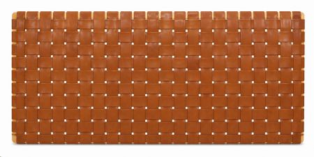 LEATHER BROWN HEADBOARD KING 190X5X60