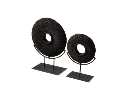 DECOR LAVA STONE BLACK LARGE