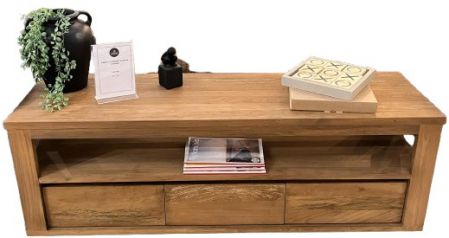 CABINET TV HORIZONTE 3 DRAWER 150X45X50