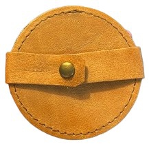 COASTER LEATHER COGNAC (SET OF 4)